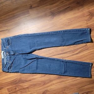 Abercrombie and Fitch Straight-Legged Dark Denim Jeans